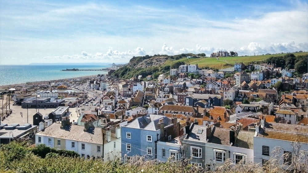 Hastings seafront public spaces representing local authority maintenance works